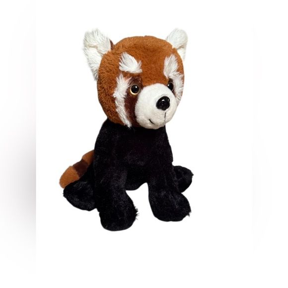 Petting Zoo Red Panda Plush 10" Stuffed Animal 2019 Brown Black White - Picture 1 of 6
